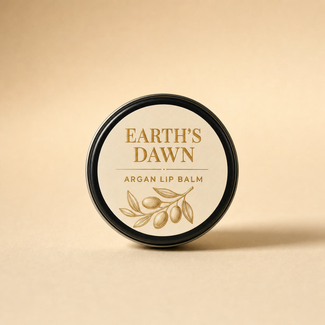 Earth's Dawn Argan Lip Balm tin
