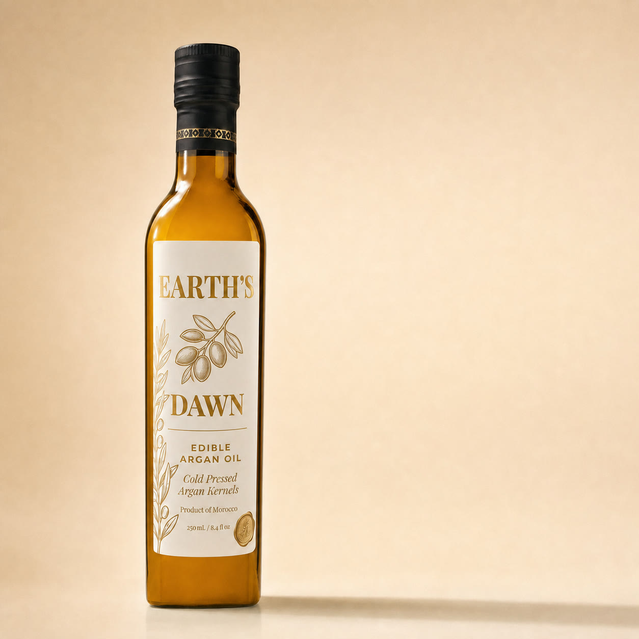 Earth's Dawn Edible Argan Oil bottle