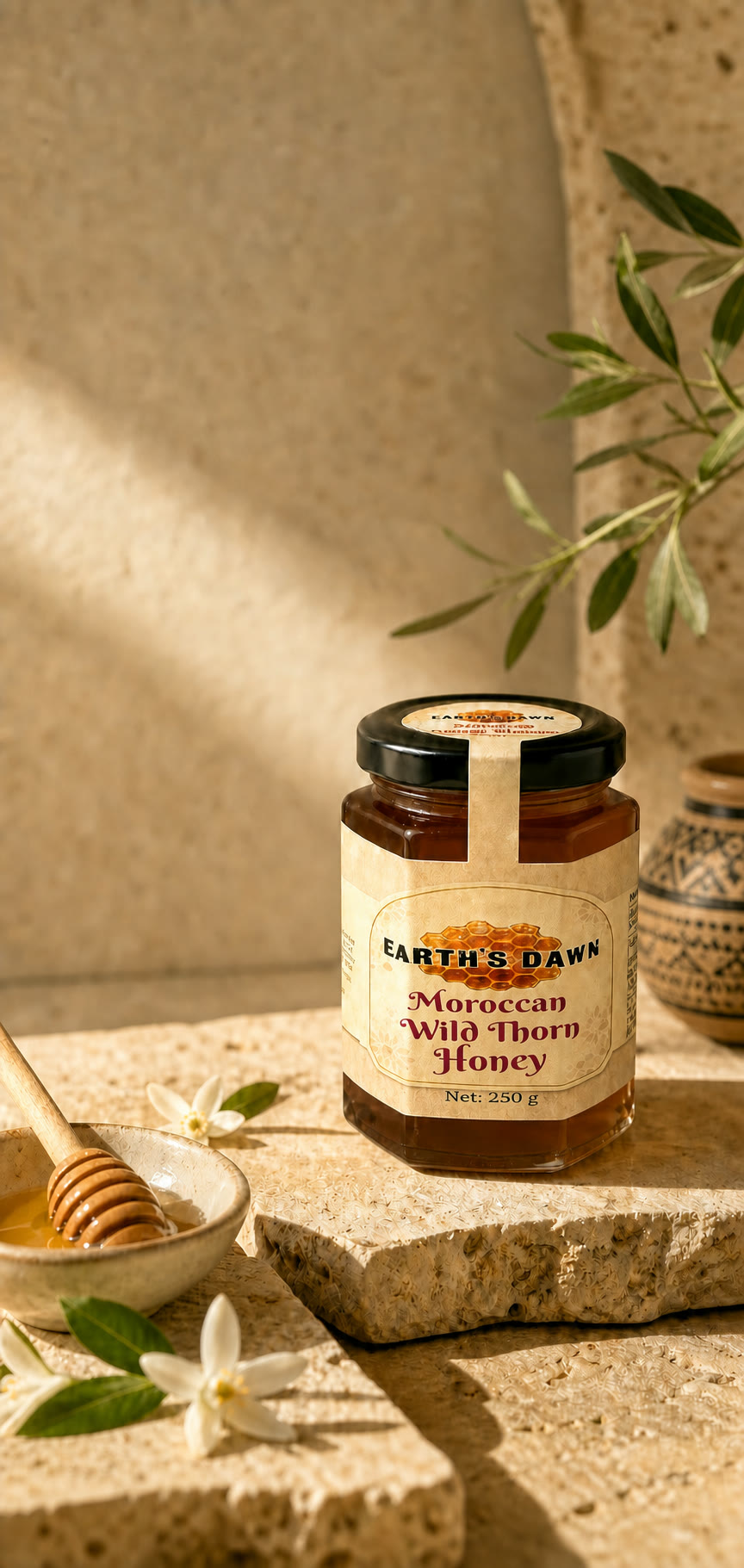 Earth's Dawn Wild Thorn Honey 250g
