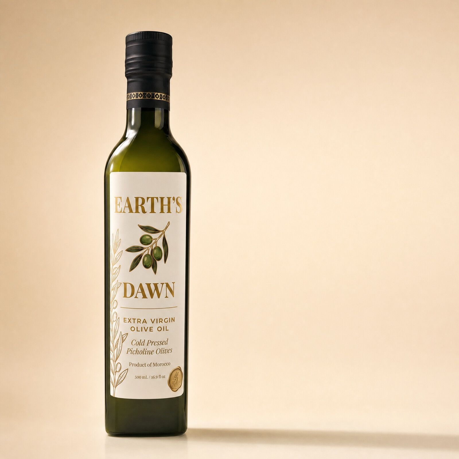 Earth's Dawn olive oil clean product shot